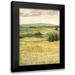 Borges Victoria 12x14 Black Modern Framed Museum Art Print Titled - Morning Meadow II