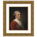 Jens Juel 12x14 Gold Ornate Wood Frame and Double Matted Museum Art Print Titled - Secretary Henrik Hielmsterne (1780)