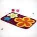 DA6774-3 Dancing Flowers - Violet Red Kids Room Rugs 19.7 by 31.5 inches