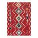 SAFAVIEH Farmhouse Collection FMH599Q Red/Gold Rug