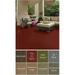 5 x8 Fire and Spice - Indoor Outdoor Area Rug Carpet Runners with a Premium Fabric Finished Edges