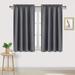 Energy Efficient Rod Pocket Solid Curtain Panel Thermal Insulation Blackout Curtain for Bedroom Living Room Kitchen 42 x 54 One Panel