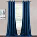 Yipa Grommet Blackout Curtains Room Darkening Privacy Thermal Insulated Curtains for Patio Door Bedroom Royal Blue W:59 x H:71 / 150cm*180cm