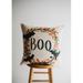 Boo Halloween Wreath Pillow Cover | Fall decor | Farmhouse Pillows | Country Decor | Fall Throw Pillows | Cute Throw Pillows | Gift for her