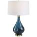 1 Light Art Glass Table Lamp-27.75 inches Tall and 17 inches Wide Bailey Street Home 208-Bel-4661040