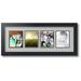 ArtToFrames Collage Photo Picture Frame with 4 - 4x5 Openings Framed in Black with TV Grey and Black Mats (CDM-3926-5)