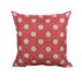 Pink and white Polka Dots | Pillow Cover | Solid Accent Pillows | Polka Dot Pillow | High End Throw Pillows | Pink Throw Pillows | Color