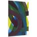 Pigment Play II Frameless Free Floating Tempered Glass Panel Graphic Wall Art 48 x 32