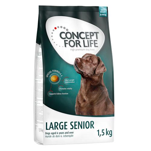 1,5kg Large Senior Concept for Life Hundefutter trocken