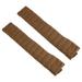 2pcs Universal 33cm Seat Belt Shoulder Pad Breathable Car Safety Strap Covers Neck Mat for Driving Brown