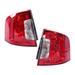 Halogen Tail Lights Assembly For Ford Edge Red Replace OEM Rear lights 2011-2014 Pair For Ford Edge Red Rear Taillight Assembly Tail Lamps 2011 2012 2013 2014 Pair For Ford Edge 2011-2014 Tail Lights