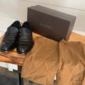 Gucci Shoes | Men’s Gucci Matte Black Loafers Dresss Shoes Sz 8.5 With Box & Dust Bags | Color: Black | Size: 8.5