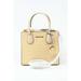Michael Kors Bags | Michael Kors Mercer Medium Messenger Snakeskin Leather Crossbody Bag Buff $398 | Color: Gold/Yellow | Size: Medium