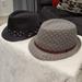 Disney Accessories | Children's Size Fedora, Lot Of 2. Gray Bling & Studded Black | Color: Black/Gray | Size: Osbb