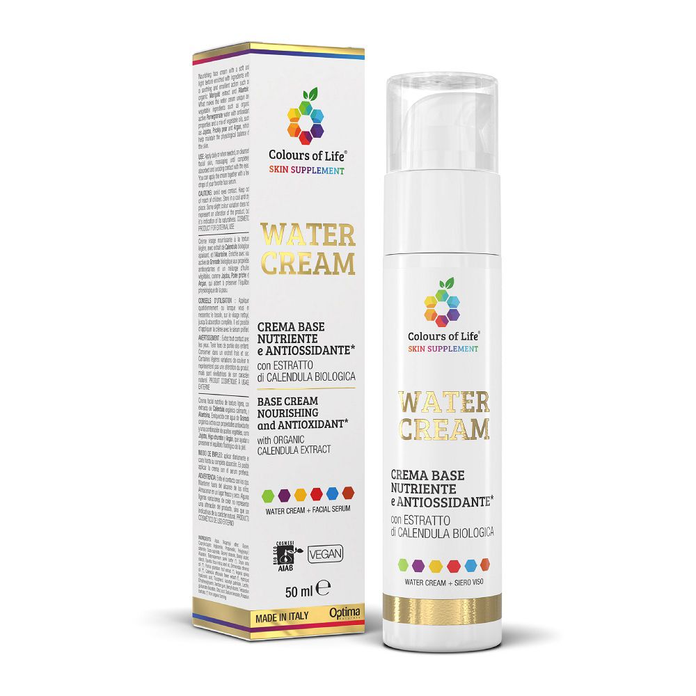 Colours of Life® Water Cream Crema Base Nutriente E Antiossidante 50 m