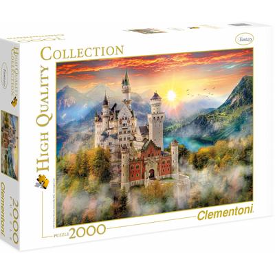 Puzzle CLEMENTONI "High Quality Collection, Neuschwanstein", bunt, Puzzles, KinderB:98cm H:67cm, Pappe, Motiv, Made in Europe, B:98cm H:67cm