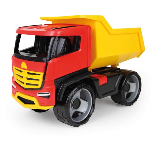"Spielzeug-LKW LENA ""Giga Trucks, Muldenkipper Titan"" Spielzeugfahrzeuge gelb (gelb, rot) Kinder Spielzeug-LKW Spielzeugfahrzeuge Made in Europe"