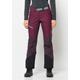 Skihose JACK WOLFSKIN "ALPSPITZE PANTS W" Gr. 38, Normalgrößen, rot (wild, berry) Damen Hosen