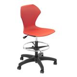 Marco Apex Series Drafting Chair in Orange/Red | 28 H in | Wayfair 38203-32BK-AOR