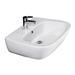 Barclay White Vitreous China U-Shaped Wall Mount Bathroom Sink w/ Overflow | 7.12 H x 17.75 W x 15.75 D in | Wayfair 4-1018WH