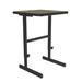 Correll, Inc. Work Station Height Adjustable Desk Wood/Metal in Brown | 24 W x 20 D in | Wayfair CST2024-53