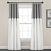 Gracie Oaks Tivona Cotton Blend Blackout Thermal Rod Pocket Single Curtain Panel Cotton Blend in Gray | 84 H x 40 W in | Wayfair