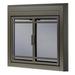 Uniflame Cabinet Style Steel Fireplace Door Steel in Gray | 33.03 H x 37.52 W x 1.81 D in | Wayfair UFPDM1405GUN