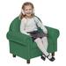 Factory Direct Partners Little Lux Club Wood/Polyurethane in Green/Brown | 24 H x 18 D in | Wayfair 10492-GN