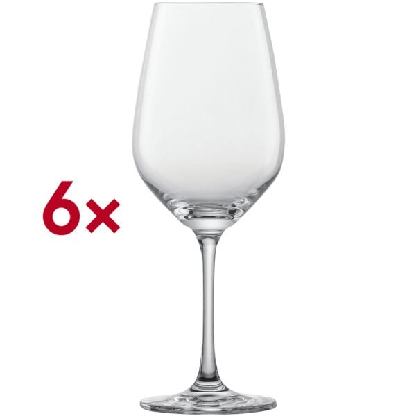 Zwiesel Glas 6x Rotweinglas mit 2 Füllstrichen »Viña« 530 ml transparent, 22.7 cm Image