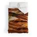 Utart Desert Hot Copper Marble Landscapes Made To Order Full Comforter Set