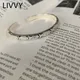 LIVVY-Bracelet Poisson Thaïlandais en Argent pour Femme Rétro Design Unique Ouvert Simple
