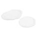 1 Set Trinket Tray Ring Storage Holder Organizer Dish Plate with Cloud Edging - White