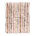 Ninola Design Autumn Terracotta Stripes Made To Order Throw Blanket