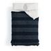 Little Arrow Design Co Angrand Stipple Stripes Navy Made To Order Full Comforter Set