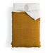 Little Arrow Design Co Running Stitch Gold Made To Order Full Comforter Set