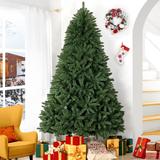 Prague Artificial Christmas Tree with Lights, Pine Fir Prelit Christmas Tree, Christmas Tree with Lights and Tips