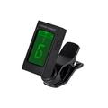Monoprice Clip-On Guitar Tuner With Wide Tuning Range Five Tuning Modes: Guitar Bass Violin Ukulele and Chromatic - Stage Right Series
