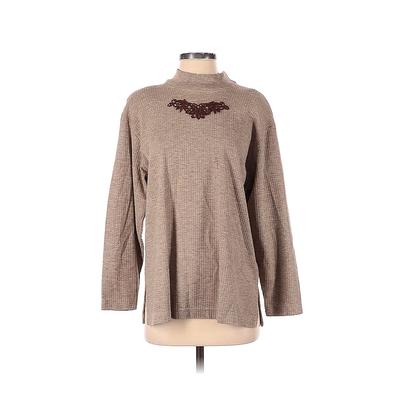 Season Ticket Pullover Sweater: Tan Tops - Women's Size Small