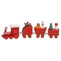 Dezsed Christmas Wooden Train Ornament Clearance Christmas Decorations Wooden Train Multicolor