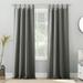 Sun Zero Brant Tab Top Energy Saving Blackout Window Curtain Panel 40 x63 Gray