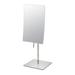 Minimalist Rectangular Vanity Mirror In Brushed Nickel - Br. Nickel