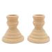 Unfinished Wood Country Candle Cups 2-5/8 inch with 7/8 inch Taper Candle Hole Pack of 25 by Woodpeckers