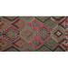 Ahgly Company Indoor Rectangle Traditional Brown Red Southwestern Area Rugs 8 x 12