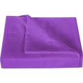 400 Thread Count 3 Piece Flat Sheet ( 1 Flat Sheet + 2- Pillow cover ) 100% Egyptian Cotton Color Purple Solid Size Queen