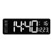 Led Digital Wall Clock Remote Control Temp Date Display Memory Wall-Mounted Electronic Alarms Clocks