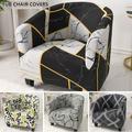 Adifare Tub Chair Covers for Armchairs Tub Sofa Slipcover Polyester Fiber Club Chair Slipcover Stretch Armchair Slipcover Removable Washable Sofa Couch Cover for Dining Living Room Office Reception