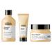 Loreal Serie Expert Absolut Repair Gold Shampoo 10.1 oz Conditioner 6.7 oz & Mask 8.5 oz