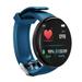 Health Sports Smart Watch Heart Rate Blood Pressure Oxygen Monitor Activity Tracker Bluetooth Call Reminder Fitness Tracker Blue