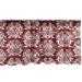 Ambesonne Vintage Valance Pack of 2 Oriental Classic Flourishes 54 X18 Burgundy and White