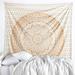 Wall Tapestry for Bedroom Aesthetic Tapestry Hippie Boho Tapestry Mandala Tapestry Cool Tapestry Wall Hanging Decoration Beach Towel for Living Room Bedroom Office
